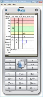 SiDiary - Diabetes-Software f&uuml;r Java-Handy